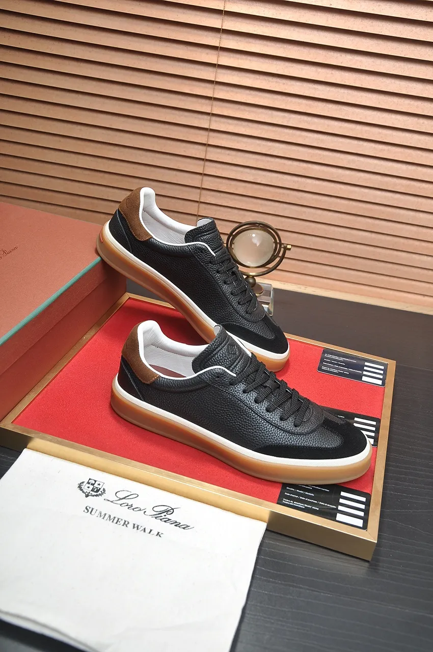 Men's men's shoes 💰540💶【𝐥𝐨𝐫𝐨 𝐏𝐢𝐚𝐧𝐚】lp classic loafers, an Italian treasure brand, the only brand that can match Hermès! Only after wearing it do we realize that we cannot let down our feet. The upper is imported cashmere, the lining of water-dyed cowhide ➕ the cowhide feet, the official original glass rubber outsole, and the pendant. Exclusive original packaging (tag ➕ brand paper ➕ outer box ➕ hand bag) code number: 38-45